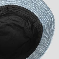 Woman Accessories Denim & Organza Bucket Hat - Mid Blue